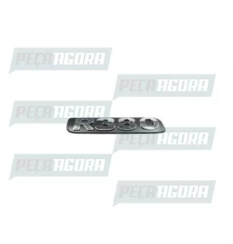 EMBLEMA PLASTICO GRADE CINZA PARA SCANIA ANTIGO ''R380'' (452289)