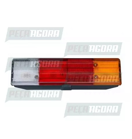 LANTERNA TRASEIRA MERCEDES BENZ AXOR COM VIGIA COM SOQUETE AZUL LATERAL DIREITO 