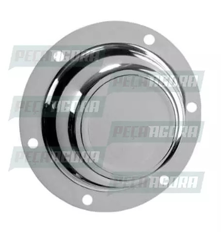 PAR SOBRE TAMPA DO CUBO NOMA 6 FUROS GRANDE CROMADA (PAR) (446779)