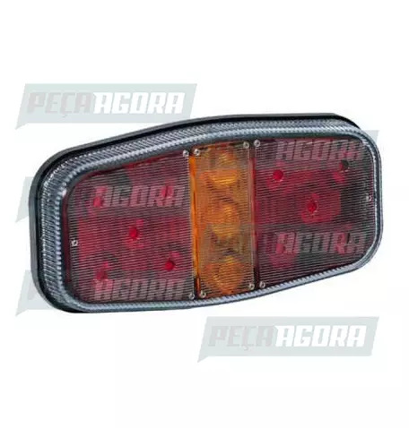 LANTERNA TRASEIRA CANOINHA BICOLOR LED 12V - 2121 SINALSUL (445423)