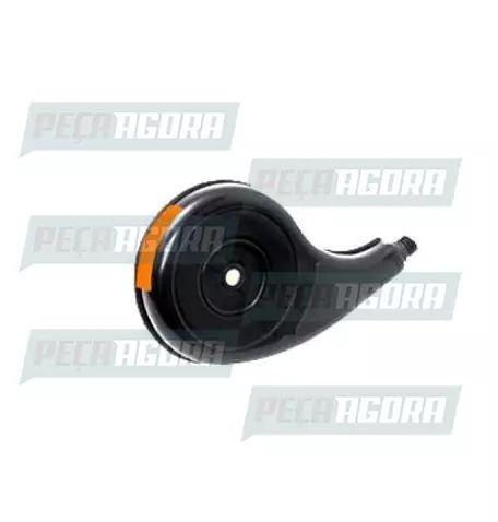 CALOTINHA PRETA PLASTICA SIMPLES OLHO GATO ESQUERDO RODOAR (452282)