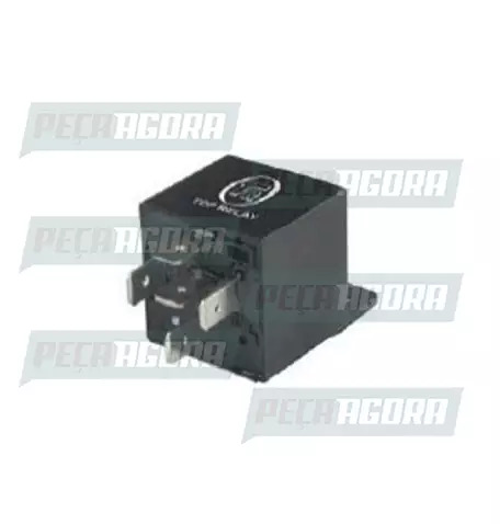 RELE AUXILIAR COMANDO 04 TERMINAIS COM SUPORTE FERRO 24V 50 A TOP 7102 (443977)