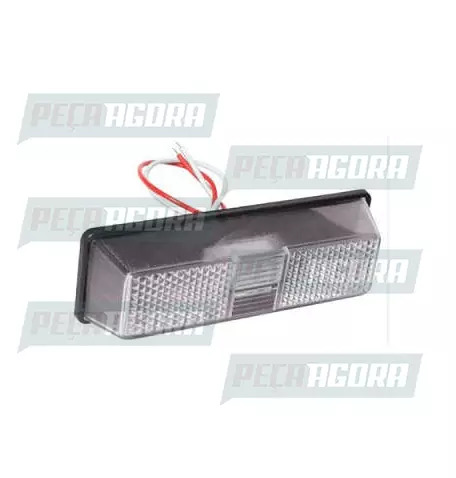 LANTERNA LATERAL PARALAMA FORD CARGO/MERCEDES BENZ 1618 BICUDO COM LED CR PRADOL