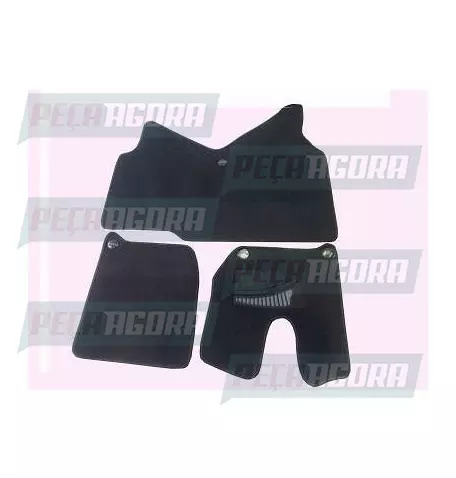 TAPETE CARPETE PARA SCANIA CABINE R/G AUTOMATICO BORRACHAS DETALHE AZUL (456070)