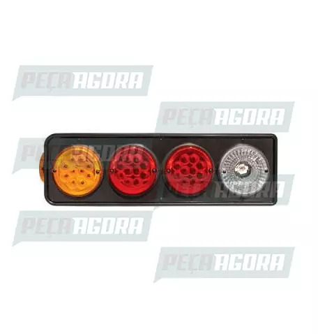 LANTERNA TRASEIRA KIT FACCHINI 30 LED SEM ABA BILATERAL PRADOLUX PL2016 (441195)