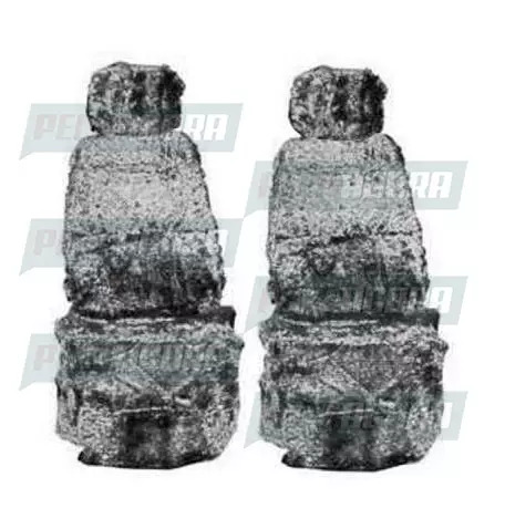 CAPA PELUCIA CHINIL BANCO S/LOGO FORD CARGO 2011...MOTORISTA/CARONA GAUCHA CINZA