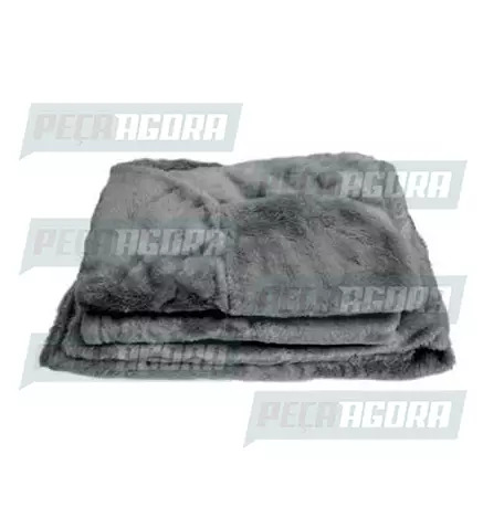 CAPA PELUCIA CHINIL BANCO C/LOGO VW ATE 99 GAUCHA CINZA (446313)