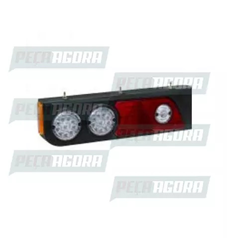 LANTERNA TRASEIRA KIT LIBRELATO 2013 TRAILER III COM 30 LEDS COM TRIANGULO 24V E