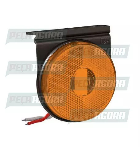 LANTERNA LATERAL GUERRA LED COM SUPORTE COM CABOS - AM PRADOLUX PL0566 (454690)
