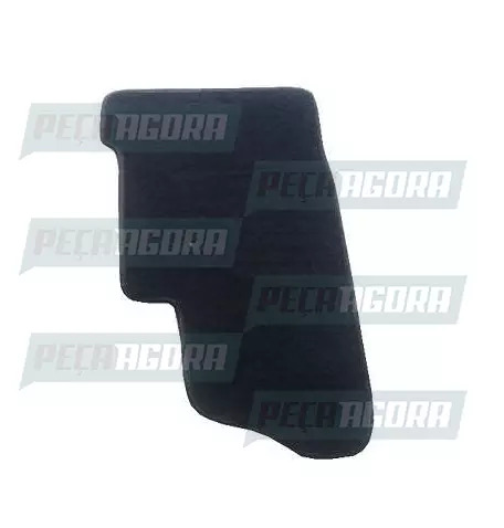 TAPETE CARPETE ORIGINAL MODELADO C/LOGO VW TREND MOTORISTA PRETO PREMIUM (459421