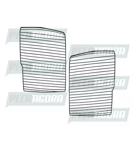 PAR GRADE PROTETORA FAROL CROMADO VOLVO VM 2006/2013 (452788)