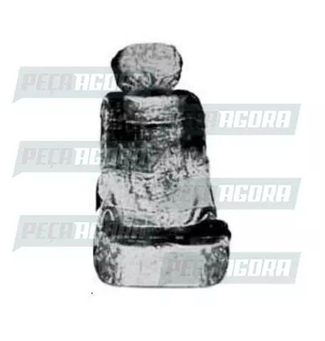 CAPA PELUCIA CHINIL BANCO C/LOGO F12000/14000 SAPAO SO MOTORISTA GAUCHA CINZA (4
