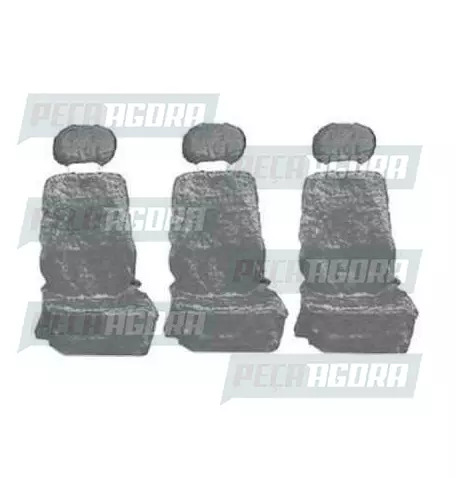 CAPA PELUCIA CHINIL BANCO S/LOGO FORD CARGO 11/12 MOTORISTA/CARONA 03 BANCOS GAU