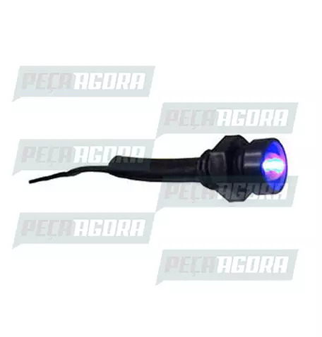 LAMPADA IMPORTADA LED SPOT ROSCA 24V LED AZUL DNI 0600 (448709)