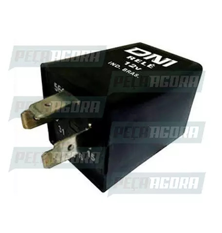 RELE TEMPORIZADOR ACIONADOR DE CACAMBA VOLKSWAGEN 4 TERMINAIS SEM SUPORTE 12V DN