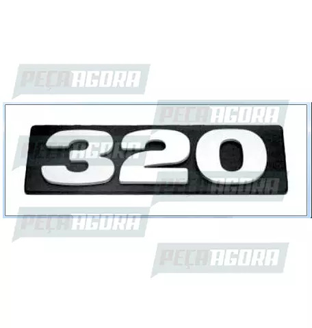 EMBLEMA PLASTICO GRADE ORIGINAL PARA SCANIA 114 ''320'' (1365123)