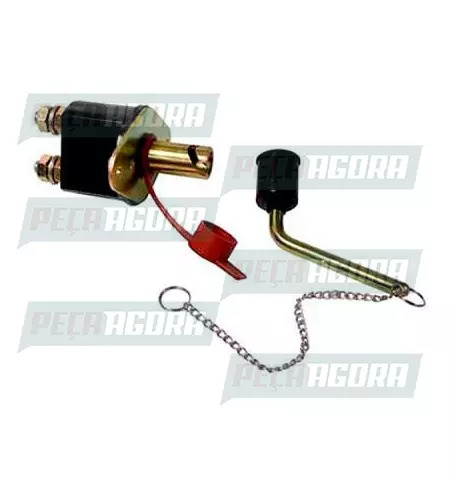 LANTERNA TRASEIRA POSICAO/FREIO 4 LEDS 12V 3 VIAS COM FURO VM 2292 SINALSUL (457