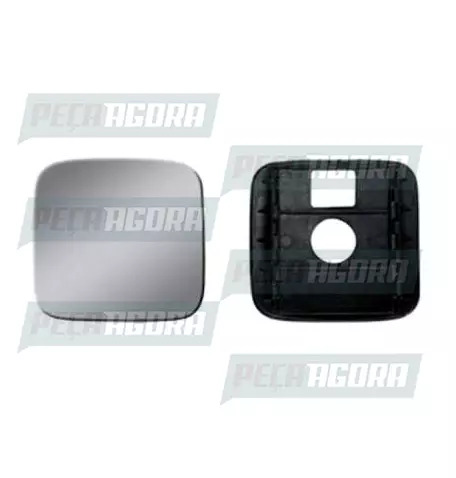 VIDRO ESPELHO MERCEDES BENZ AXOR/ATEGO 2007 COM DESEMBACADOR COM BASE AUXILIAR (