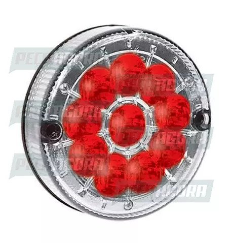 LANTERNA TRASEIRA RANDON COM 10 LEDS 24V PS VM/CR PRADOLUX PL0796 (451440)