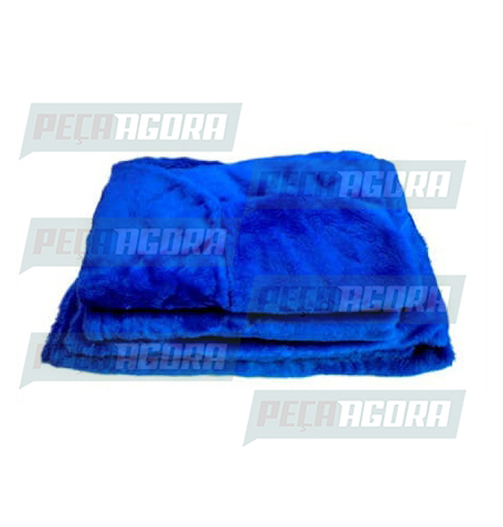 CAPA PELUCIA CHINIL BANCO C/LOGO VW 2000 MOTORISTA/CARONA SOFA AZUL (446300)