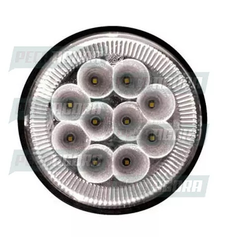 LANTERNA TRASEIRA RANDON COM 10 LEDS 24V 1 POLO CR. PRADOLUX PL0760 (451384)