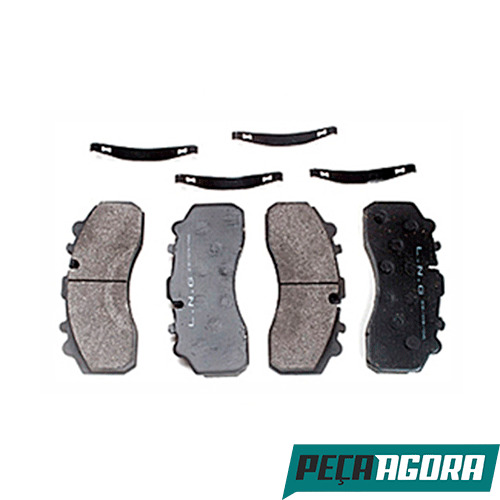 PASTILHA FREIO MB MERCEDES BENZ 1938 ELETRONICO/ AXOR (24204920)