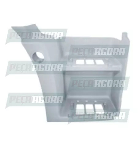 ESTRIBO FIBRA VOLKSWAGEN CONSTELLATION 24.250 2 DEGRAUS DIREITO RTM GEL BONFANTI