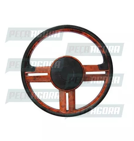 VOLANTE 380MM ACTION SPORT SEM CUBO UNIVERSAL MADEIRA (444614)