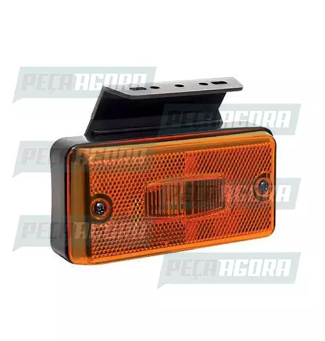 LANTERNA LATERAL FACCHINI RETANGULAR SOQUETE E SUPORTE - AM PRADOLUX PL0606 (458