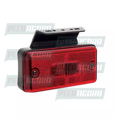 LANTERNA LATERAL FACCHINI RETANGULAR SOQUETE E SUPORTE - VM PRADOLUX PL0606 (458