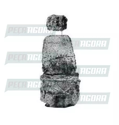 CAPA PELUCIA CHINIL BANCO S/LOGO MB ATEGO 2013 MOTORISTA GAUCHA CINZA (456325)