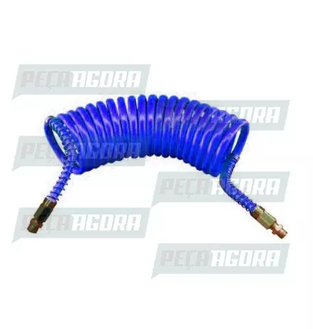 MANGUEIRA ESPIRAL CARRETA NYLON PARA IVECO/VOLVO 6,5MT.AZUL TOP (449104)