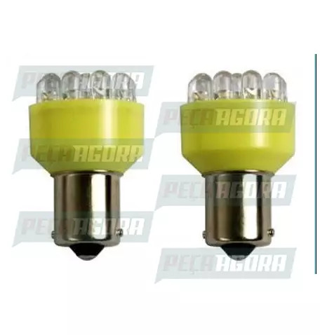 PAR LAMPADA IMPORTADA LED 1141 12V 10 LEDS AMARELA (PAR) (439940)