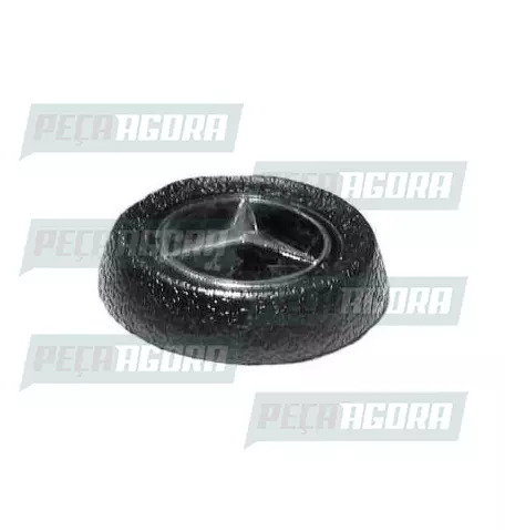 TAMPA VOLANTE MB (PRETA) MODELO ORIGINAL LISO (3454647131,)