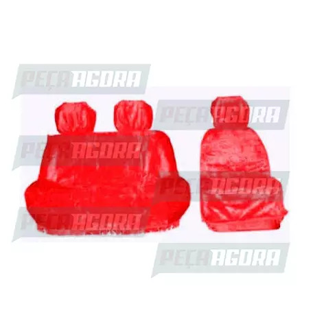 CAPA PELUCIA CHINIL BANCO RENAULT MASTER ATE 2020 MOTORISTA/CARONA VERMELHA (443