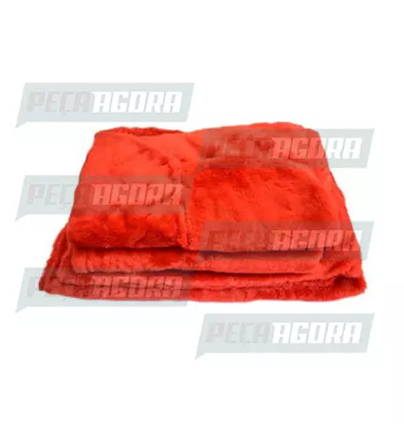 CAPA PELUCIA CHINIL BANCO S/LOGO VOLVO FH CARONA ATE 2009 GAUCHA VERMELHA (44707