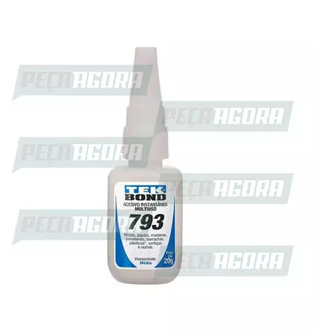 ADESIVO INSTANTANEO 793 20G BICO ANTIENTUPIMENTO (CAIXA COM 10) TEKBOND (449447)
