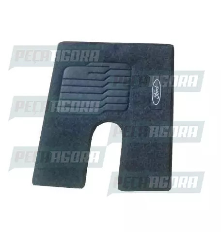 TAPETE TEXTURIZADO C/LOGO FORD 50X60 MOTORISTA PRETO PREMIUM (458920)