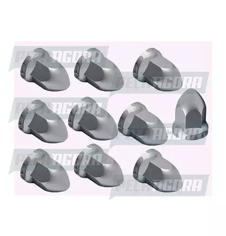 CAPA PORCA RODA UNID.  CROMADA ITALIANA 33 TRACAO TOP (450594)