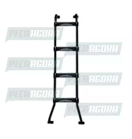 ESCADA TRASEIRA CROMADA PARA SCANIA P 330 NICOLINI (423184)