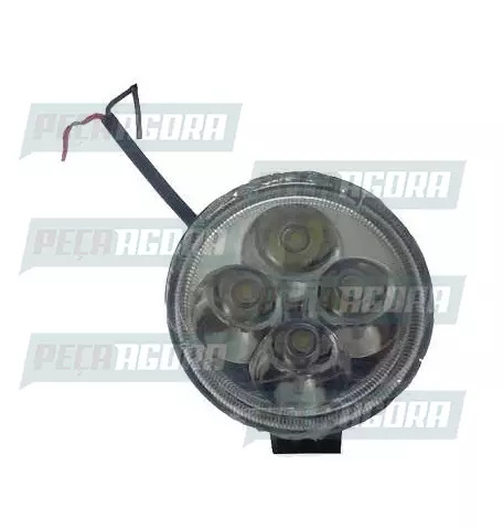 FAROL MILHA REDONDO BIVOLT 82X82X50 COM  4 LEDS 3W TOP (455194)