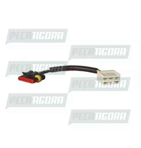 CHICOTE LANTANTERNA TRASEIRA COM CONECTOR 5 VIAS SELADO PL0892/PL1450 PL9953 6.3