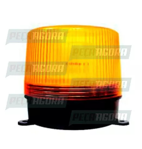 SINALIZADOR ''GIROFLEX'' FLASH AMARELO 12V ROTATIVO MAGNETICO DNI (446769)