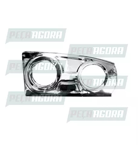 MOLDURA FAROL PARA IVECO STRALIS METALIZADA DIREITO (504135531C)