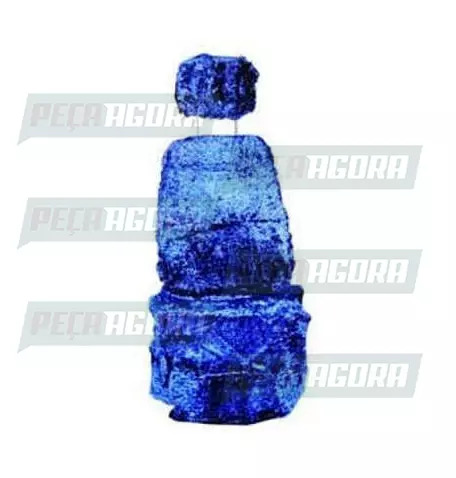 CAPA PELUCIA CHINIL BANCO S/LOGO MB 1113 CARONA GAUCHA AZUL (440041)