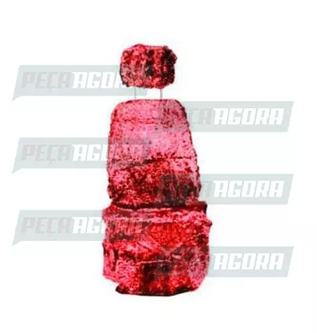 CAPA PELUCIA CHINIL BANCO S/LOGO MB ATEGO/SC112/VOLVO EDC/VW/STRALIS MOTORISTA G