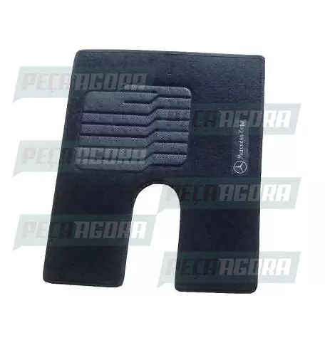 TAPETE CARPETE C/LOGO MB 50X60 MOTORISTA PRETO PREMIUM (458915)