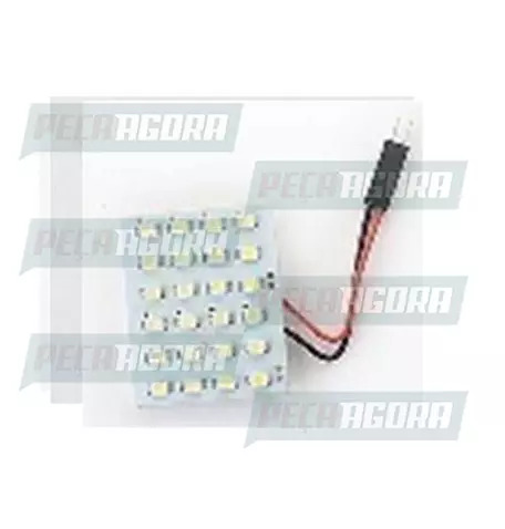 LAMPADA LED PCB 12V 24 LEDS 3528 COM 2 CONECTORES (458464)
