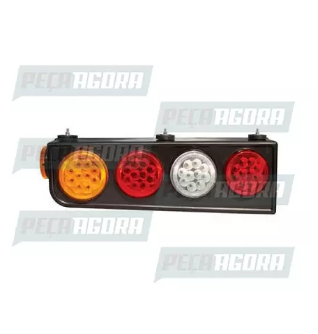 LANTERNA TRASEIRA KIT RANDON 40 LED SEM ABA DIREITO PRADOLUX PL2066 (441186)