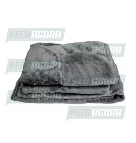 CAPA PELUCIA CHINIL SOFA INTER.C/LOGO MB 608 GAUCHA CINZA (446538)